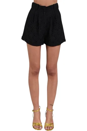 ACTUALEE Mujer, Pantalones cortos, Negro, Talla: M