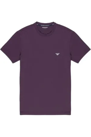 Emporio Armani Hombre, Camisetas, Púrpura, Talla: M