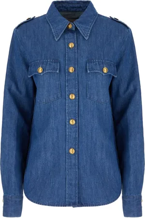 VALENTINO GARAVANI Mujer, Blusas y Camisas, Azul, Talla: M