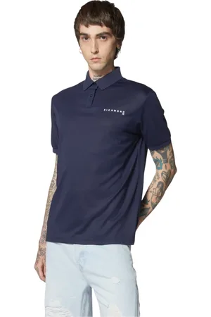 John Richmond Hombre, Camisetas, Azul, Talla: S