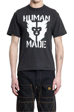 HUMAN MADE Hombre, Camisetas, Negro, Talla: S