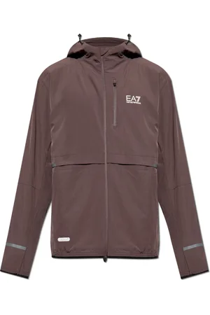 EA7 Hombre, Chaquetas, Marrón, Talla: L