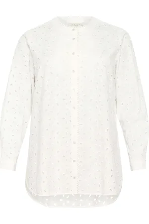 Kaffe Mujer, Blusas y Camisas, Blanco, Talla: 3XL