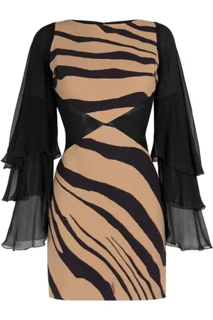 Roberto Cavalli Mujer, Vestidos, Marrón, Talla: S