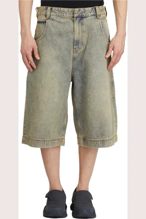 Entire Studios Hombre, Pantalones cortos, Azul, Talla: S