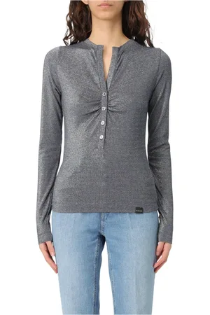 Pinko Mujer, Camisetas, Azul, Talla: 2XS