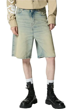 John Richmond Hombre, Pantalones cortos, Azul, Talla: W33