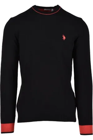U.S. Polo Assn. Hombre, Jerseys, Negro, Talla: 2XL