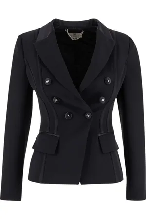 Elisabetta Franchi Mujer, Chaquetas, Negro, Talla: L