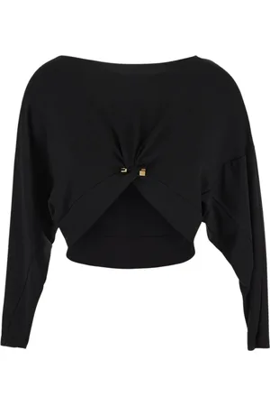 Elisabetta Franchi Mujer, Camisetas, Negro, Talla: XS