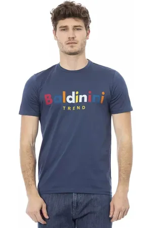 BALDININI Hombre, Camisetas, Azul, Talla: S