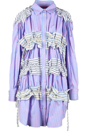 Msgm Mujer, Vestidos, Púrpura, Talla: M