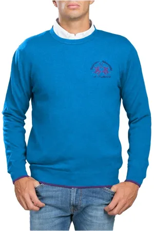 La Martina Hombre, Jerseys, Azul, Talla: S