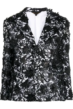 Comme des Garçons Mujer, Chaquetas, Negro, Talla: M