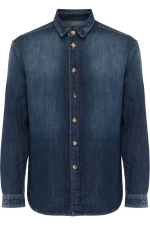 Dondup Hombre, Camisas, Azul, Talla: L