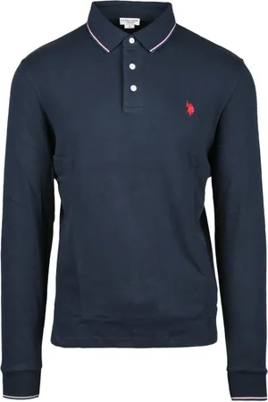 U.S. Polo Assn. Hombre, Camisetas, Azul, Talla: L