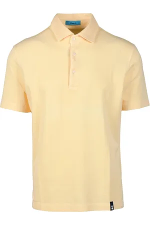 DRUMOHR Hombre, Camisetas, Amarillo, Talla: S