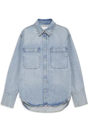 ANINE BING Mujer, Blusas y Camisas, Azul, Talla: L
