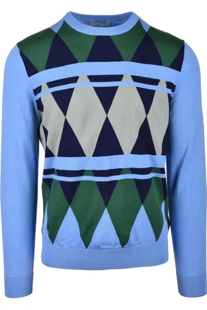 BALLANTYNE Hombre, Jerseys, Azul, Talla: L