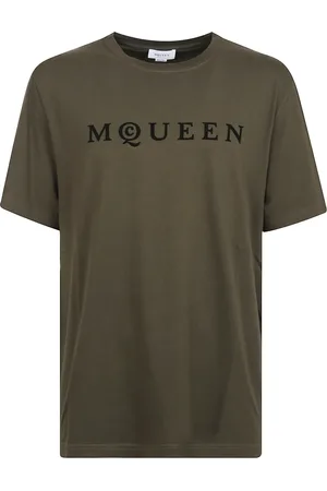 Alexander McQueen Hombre, Camisetas, Verde, Talla: M