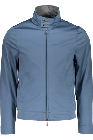 MOORER Hombre, Chaquetas, Azul, Talla: M