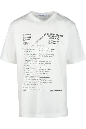 DEPARTMENT FIVE Hombre, Camisetas, Blanco, Talla: M