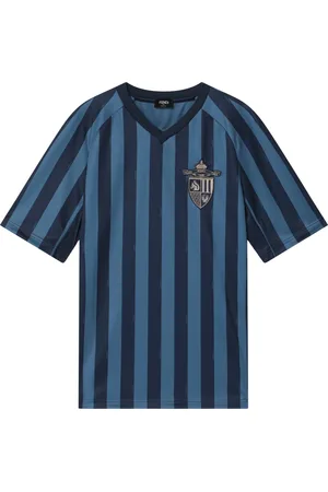 Fendi Hombre, Camisetas, Azul, Talla: L