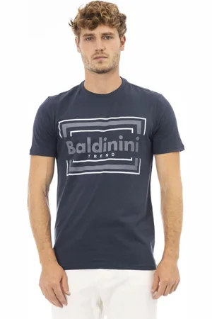 BALDININI Hombre, Camisetas, Azul, Talla: S