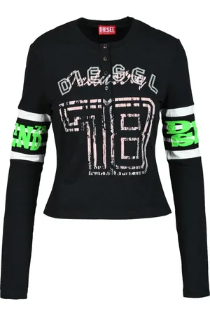 Diesel Mujer, Camisetas, Negro, Talla: M