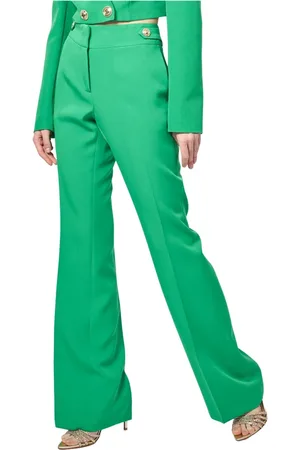 GAËLLE Mujer, Pantalones, Verde, Talla: XS