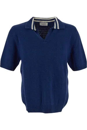 LANEUS Hombre, Camisetas, Azul, Talla: M