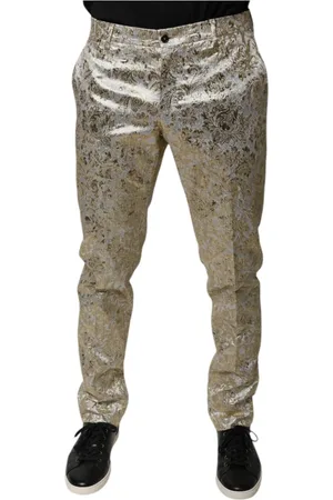 Dolce & Gabbana Hombre, Pantalones, Amarillo, Talla: M