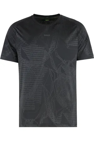 HUGO BOSS Hombre, Camisetas, Negro, Talla: S