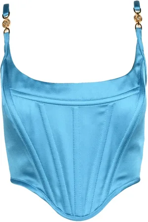 VERSACE Mujer, Camisetas, Azul, Talla: S