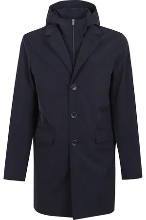 HERNO Hombre, Abrigos, Negro, Talla: M