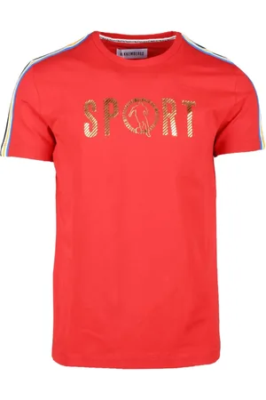 Bikkembergs Hombre, Camisetas, Rojo, Talla: M
