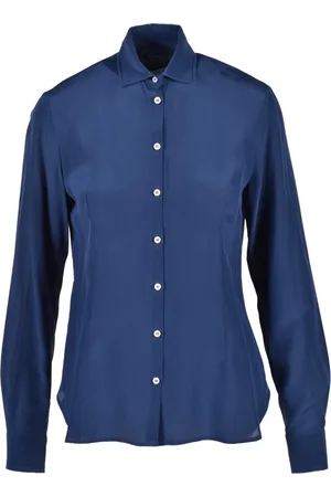BARBA Mujer, Blusas y Camisas, Azul, Talla: M