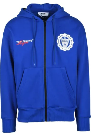 Msgm Hombre, Sudaderas, Azul, Talla: M