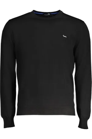 HARMONT&BLAINE Hombre, Jerseys, Negro, Talla: L