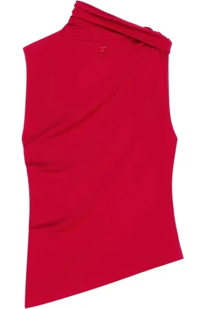 Courrèges Mujer, Camisetas, Rojo, Talla: S