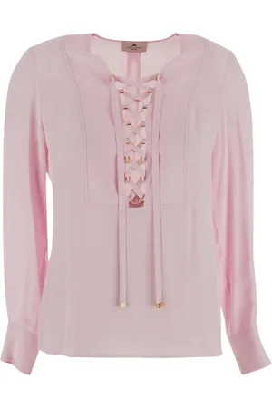 Elisabetta Franchi Mujer, Blusas y Camisas, Rosa, Talla: L