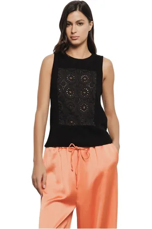 GAËLLE Mujer, Camisetas, Negro, Talla: S