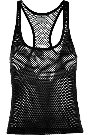 Courrèges Mujer, Camisetas, Negro, Talla: L