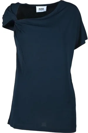 ALPHA STUDIO Mujer, Camisetas, Azul, Talla: 2XS