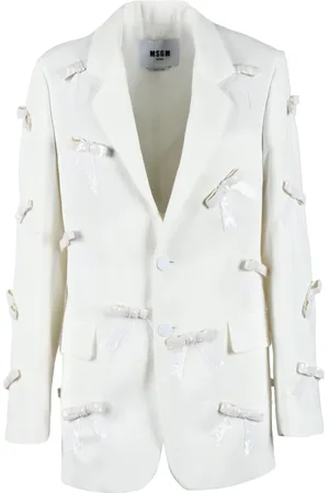 Msgm Mujer, Chaquetas, Blanco, Talla: XS