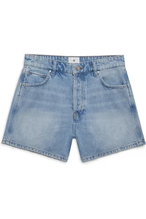 ANINE BING Mujer, Pantalones cortos, Azul, Talla: W29