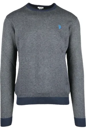 U.S. Polo Assn. Hombre, Jerseys, Gris, Talla: S