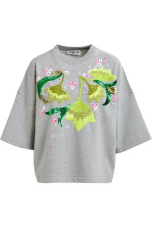 Essentiel Antwerp Mujer, Camisetas, Gris, Talla: S