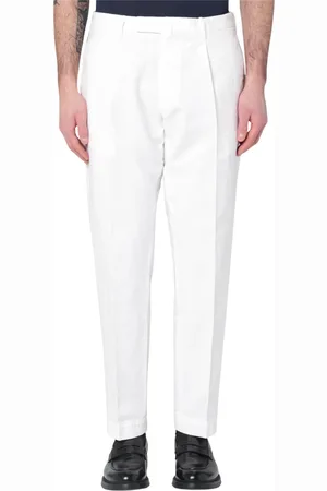 Biagio Santaniello Hombre, Pantalones, Blanco, Talla: M
