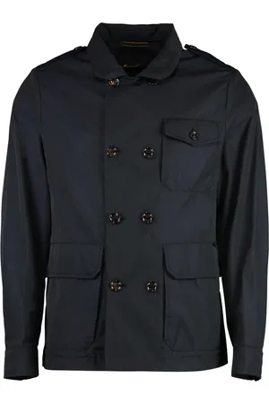 MOORER Hombre, Chaquetas, Azul, Talla: 2XL